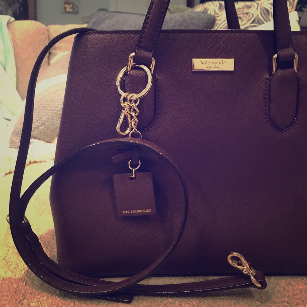 KATE SPADE New York Evangelie Satchel -Mulled Wine